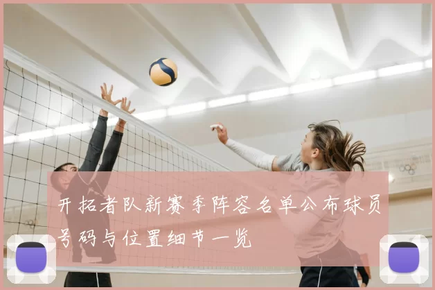 开拓者队新赛季阵容名单公布球员号码与位置细节一览