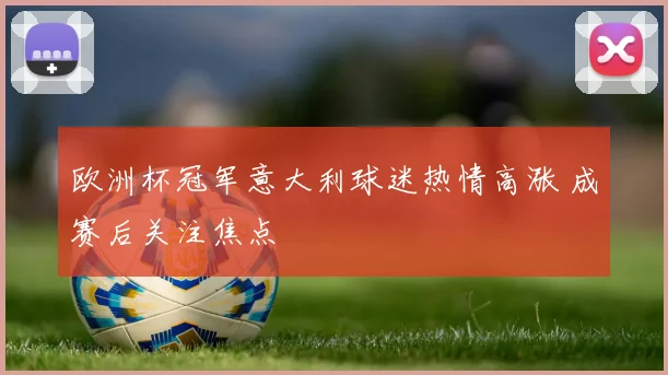欧洲杯冠军意大利球迷热情高涨 成赛后关注焦点