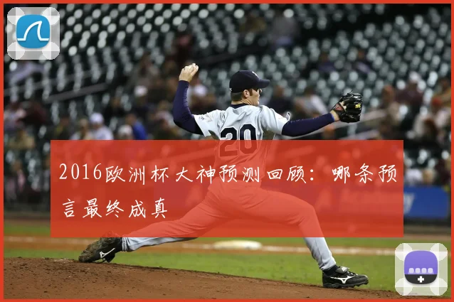 2016欧洲杯大神预测回顾：哪条预言最终成真